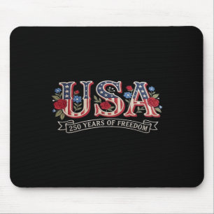 Tapis De Souris 250 Ans Américain 1776 2026 250e Anniversaire Usa