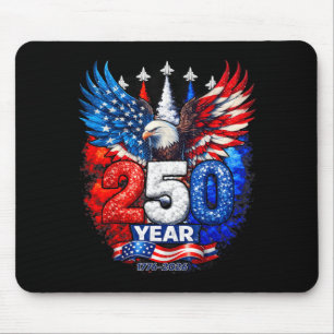 Tapis De Souris 250 Ans Américain 1776 2026 250e USA Patriotique