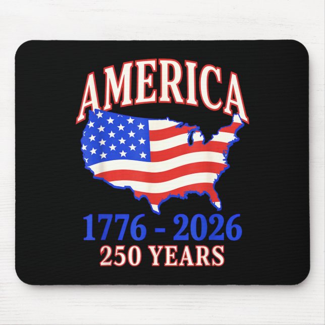 Tapis De Souris 250 ans anniversaire 250e indépendance25 (Devant)