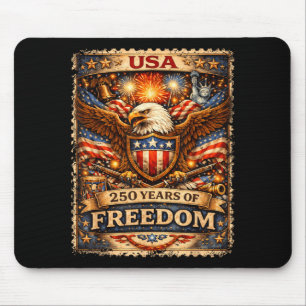 Tapis De Souris 250 Ans Anniversaire Américain 1776-2026 Drapeau U