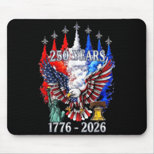 Tapis De Souris 250 Ans Anniversaire Américain 1776-2026 Drapeau U