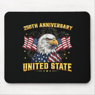 Tapis De Souris 250 Ans Anniversaire Américain 1776-2026 Drapeau U