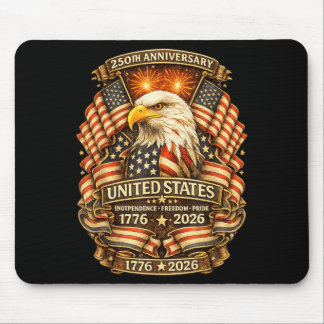Tapis De Souris 250 Ans d'Amérique Anniversaire 250e Indépendance