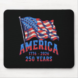Tapis De Souris 250 Ans d'Amérique Anniversaire 250e Indépendance 