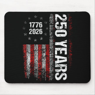 Tapis De Souris 250 ans d'anniversaire américain 250e Indépendance