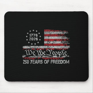Tapis De Souris 250 Ans De Liberté 1776 2026 Drapeau Usa 250e Anni