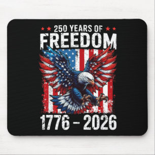 Tapis De Souris 250 Ans De Liberté 1776 2026 Ld Eagle Patriotique