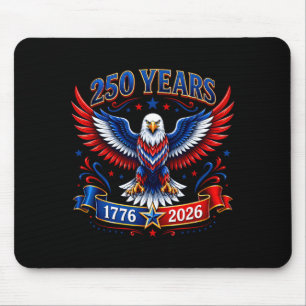 Tapis De Souris 250 ans usa 1776 2026 drapeau amérique aigle 250èm