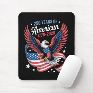 Tapis De Souris 250e anniversaire aigle patriotique États-Unis