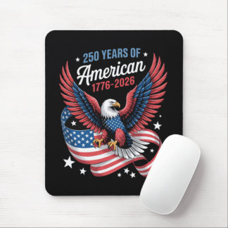 Tapis De Souris 250e anniversaire aigle patriotique États-Unis