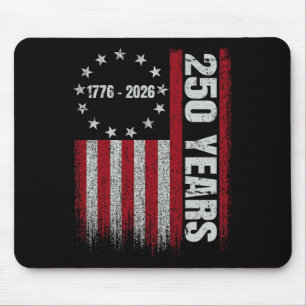 Tapis De Souris 250e anniversaire États-Unis 250e Drapeau américai