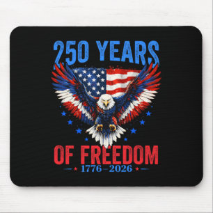 Tapis De Souris 250e anniversaire États-Unis 4 juillet patriotique