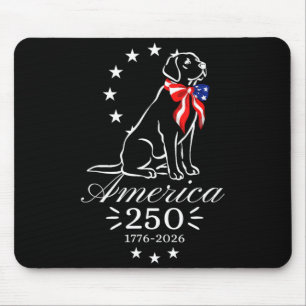 Tapis De Souris 250e anniversaire labrador retriever amérique 250