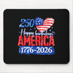 Tapis De Souris 250e Joyeux Anniversaire Amérique 1776-2026