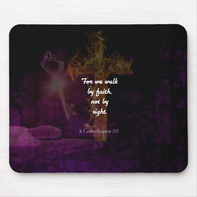 Tapis De Souris 2 Corinthians 5:7 (Devant)