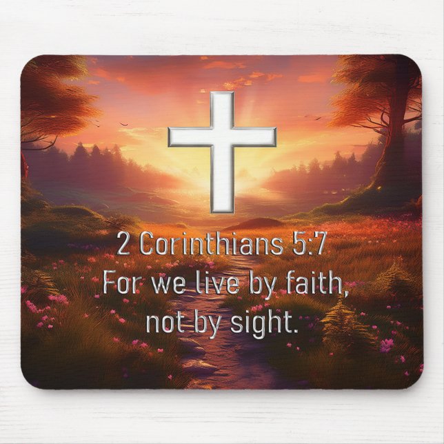 Tapis De Souris 2 Corinthiens 5:7 (Devant)