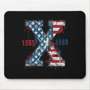 Tapis De Souris (2 Côté)4 juillet Trump American Flag Usa