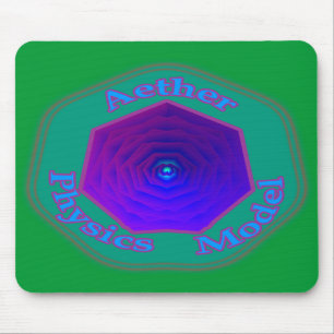 Tapis de souris 2 de modèle de physique d'éther