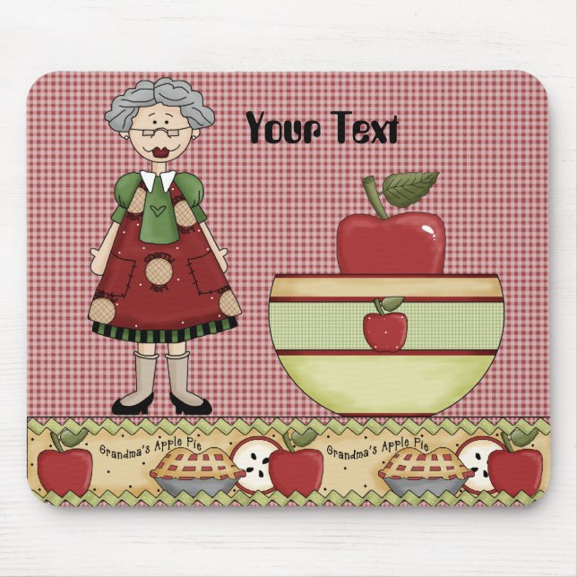 Tapis De Souris #2 La tarte de grand-mère Mousepad (Devant)
