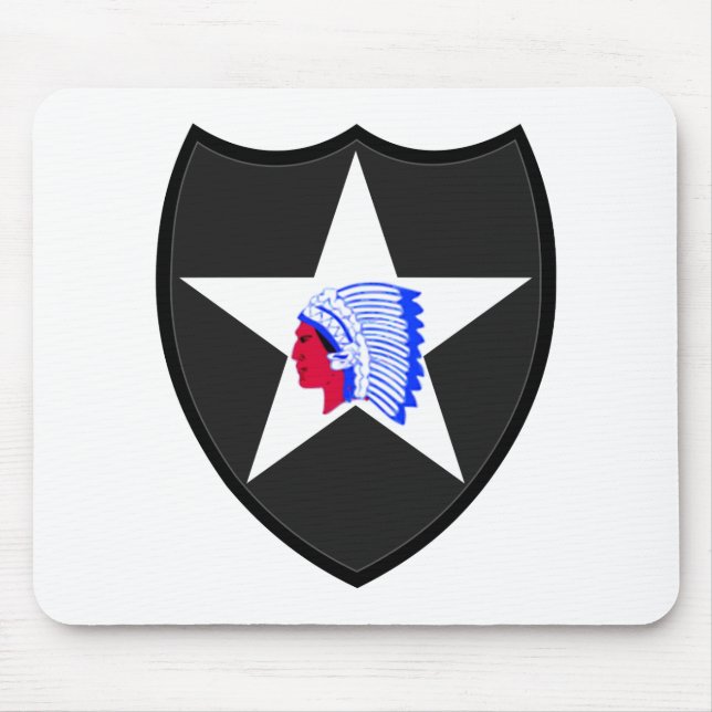 Tapis De Souris 2e division d'infanterie Indianhead (Devant)