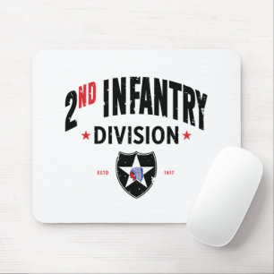 Tapis De Souris 2e division d'infanterie "Indianhead" en détresse