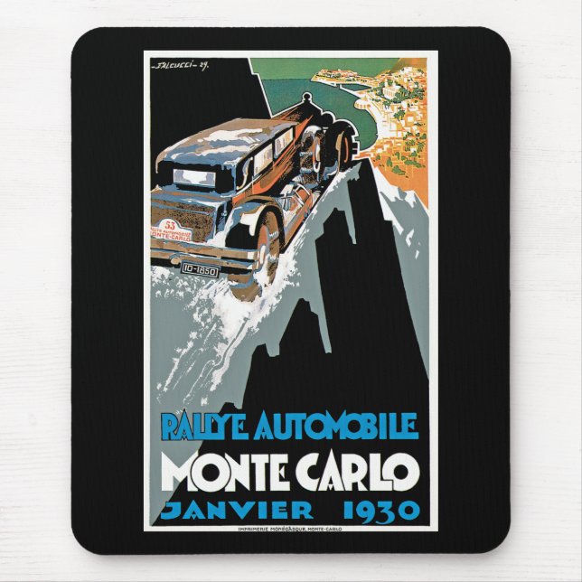 Tapis De Souris 2e Grand Prix Automobile de Monte Carlo (Devant)