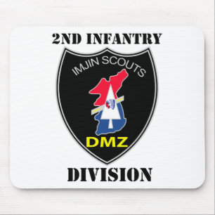 Tapis De Souris 2ème Division d'infanterie - Imjin surveille avec