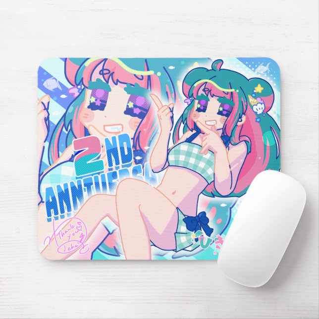 Tapis De Souris 2nd Anniversary Hikiringo -- Summer Neto chan (Avec souris)