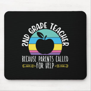 Tapis De Souris 2nd Grade Teacher Shirts I Love My Second Graders