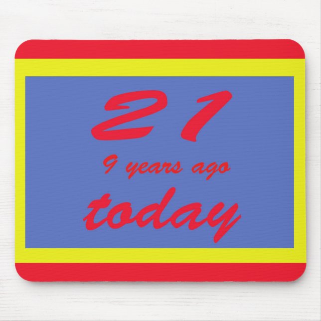 Tapis De Souris 30 ans (Devant)