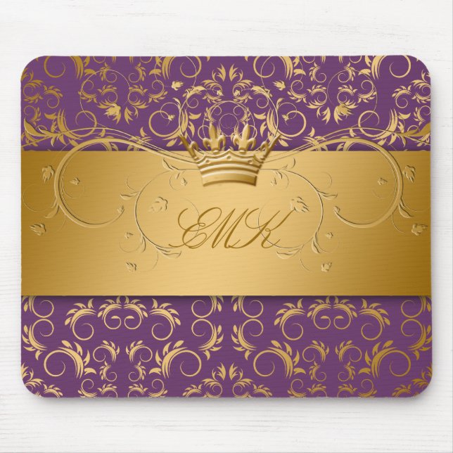Tapis De Souris 311-Golden devinent le mousepad de pourpre (Devant)