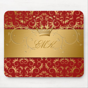 Tapis De Souris 311-Golden devinent le mousepad de rouge de merise