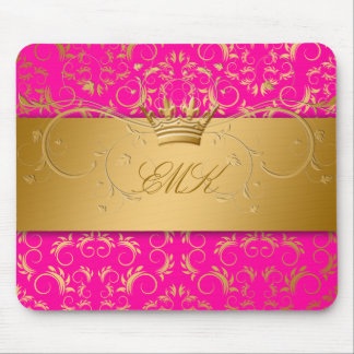 Tapis De Souris 311-Golden devinent le mousepad rose de passion
