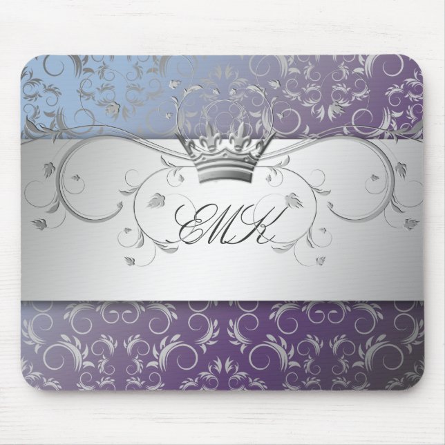 Tapis De Souris 311-Silver devinent le mousepad d'hortensia (Devant)