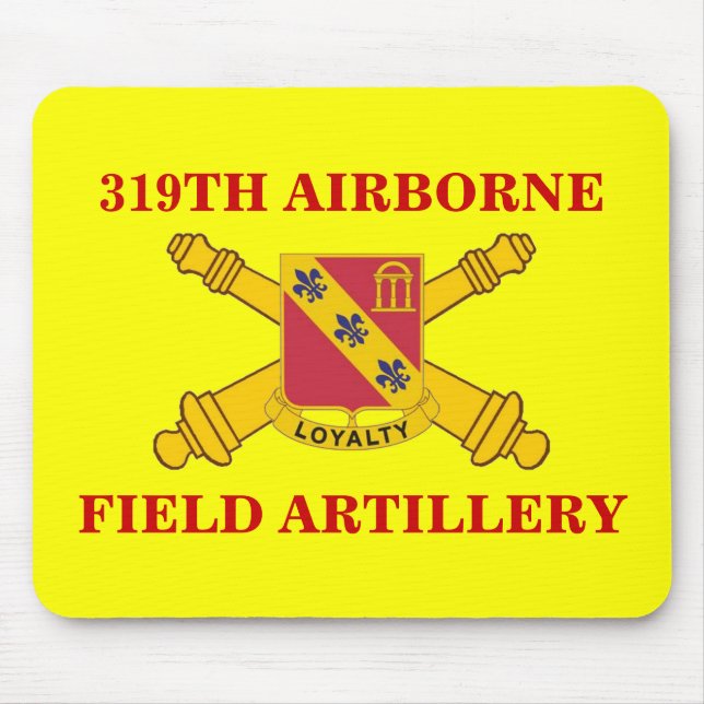 TAPIS DE SOURIS 319E MOUSEPAD ARTILLERIE D'AIRBORNE (Devant)