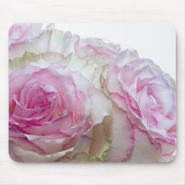 Tapis De Souris 3998-Roses roses et blanches (Devant)