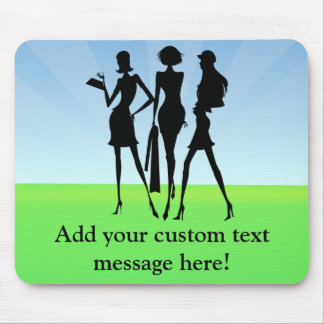Tapis De Souris 3 Amis des femmes commerçantes