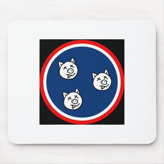Tapis De Souris 3 Petits Tn Pigs Funny Bbq (Devant)