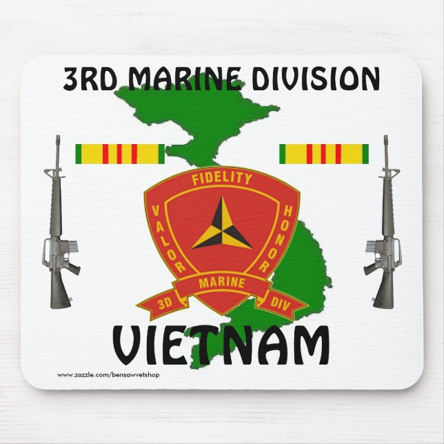 Tapis De Souris 3e division maritime Vietnam Mousepad 1/seconde (Devant)