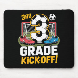 Tapis De Souris 3rd Grade Soccer Kickoff Back to School Kids Third