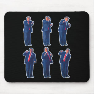 Tapis De Souris 45 Danse Donald Trump 47e Président Trump 1