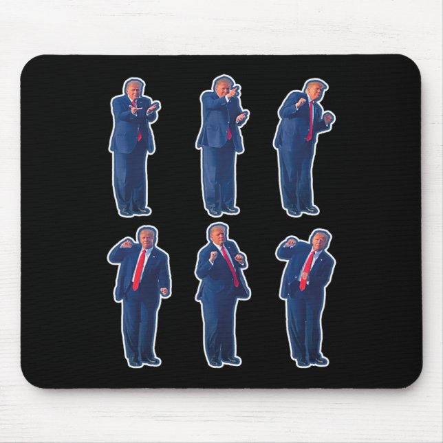 Tapis De Souris 45 Le président de la danse Donald J Trump 2024 Ja (Devant)