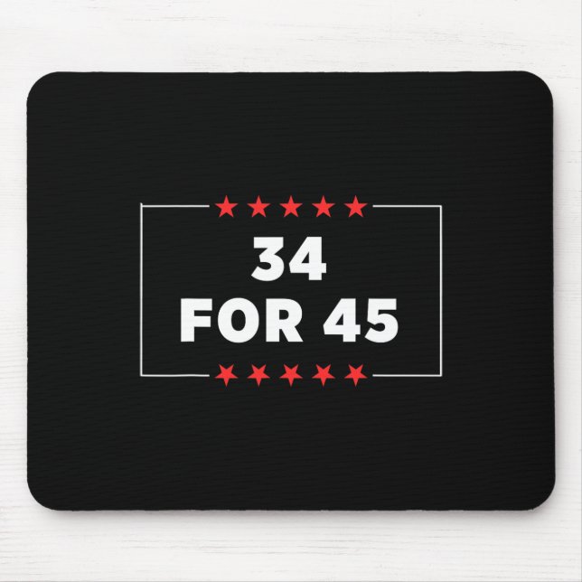 Tapis De Souris 45 Trump condamné (Devant)