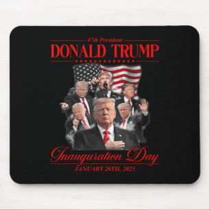 Tapis De Souris 47e Président des États-Unis Inauguration Trump 20