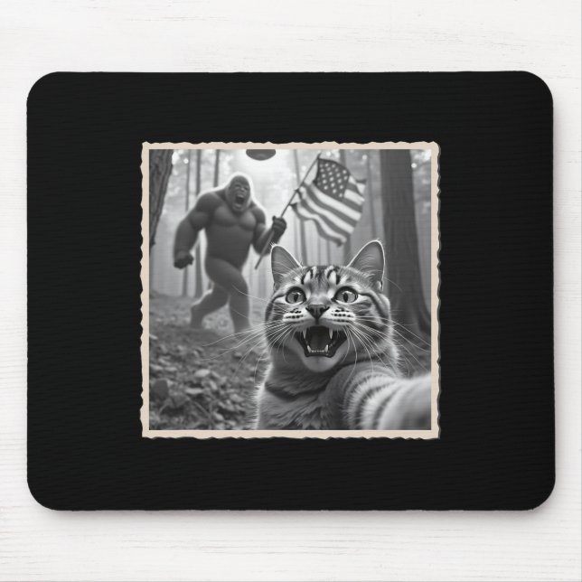 Tapis De Souris 4 juillet Bigfoot Et Sasquatch (Devant)
