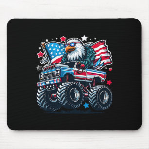Tapis De Souris 4 juillet Chemises Garçons Drapeau Américain Aigle