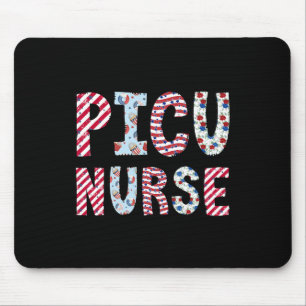 Tapis De Souris 4 juillet Infirmière Picu Fête de l'Indépendance A