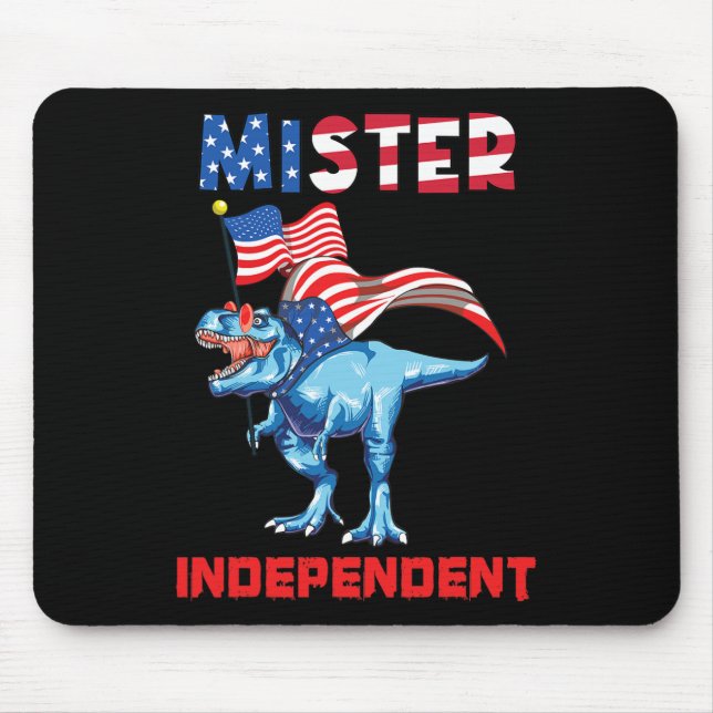 Tapis De Souris 4 juillet Mister Independent Usa Drapeau Patriotiq (Devant)