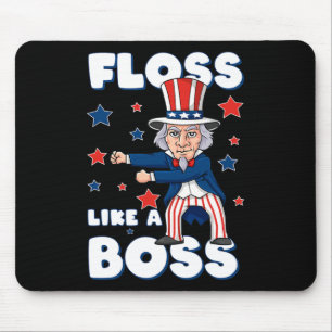 Tapis De Souris 4 juillet Oncle Sam Floss Comme Un Garçon Garçons