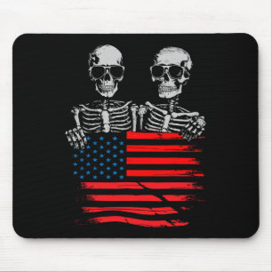 Tapis De Souris 4 juillet Pour Les Femmes Hommes Drapeau Américain